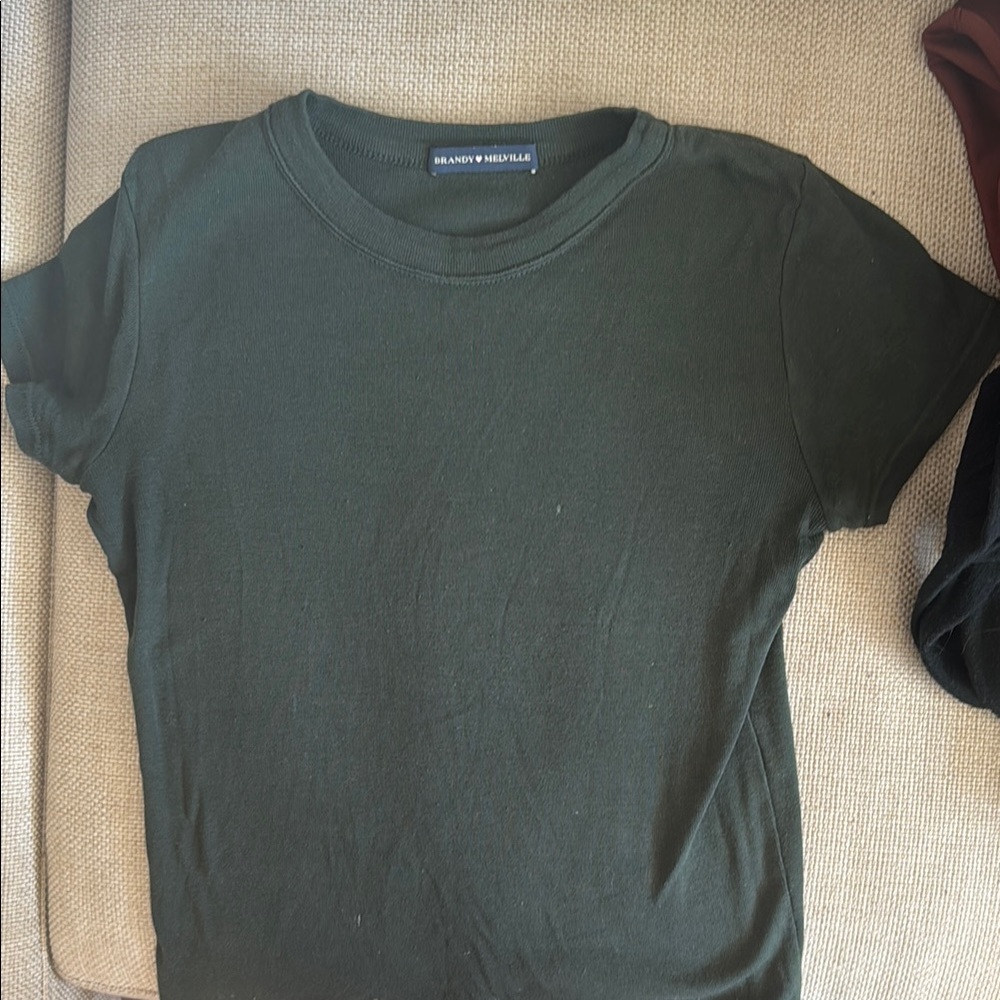Brandy Melville green T-Shirt